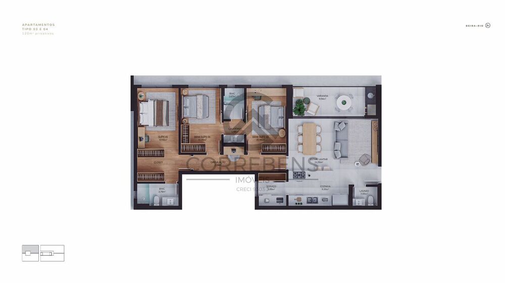 Apartamento, 3 quartos, 164 m² - Foto 9