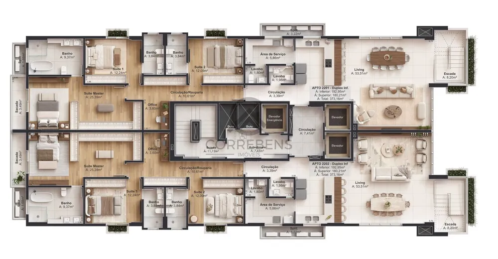Apartamento, 3 quartos, 192 m² - Foto 14