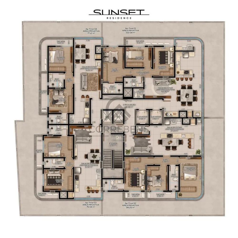 Apartamento, 3 quartos, 99 m² - Foto 12