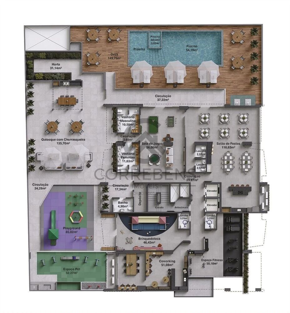 Apartamento à venda com 3 quartos, 125m² - Foto 7