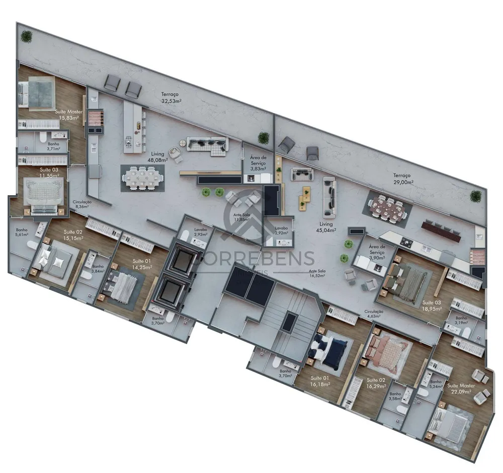 Apartamento, 4 quartos, 198 m² - Foto 10