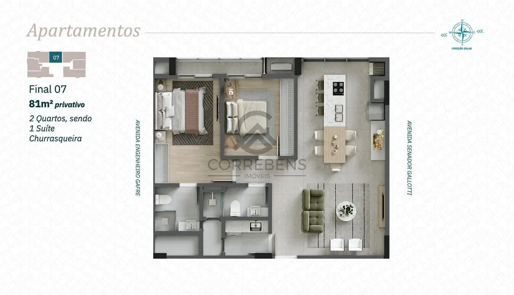 Apartamento, 2 quartos, 89 m² - Foto 13