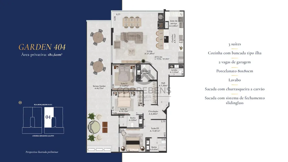 Apartamento, 3 quartos, 155 m² - Foto 12