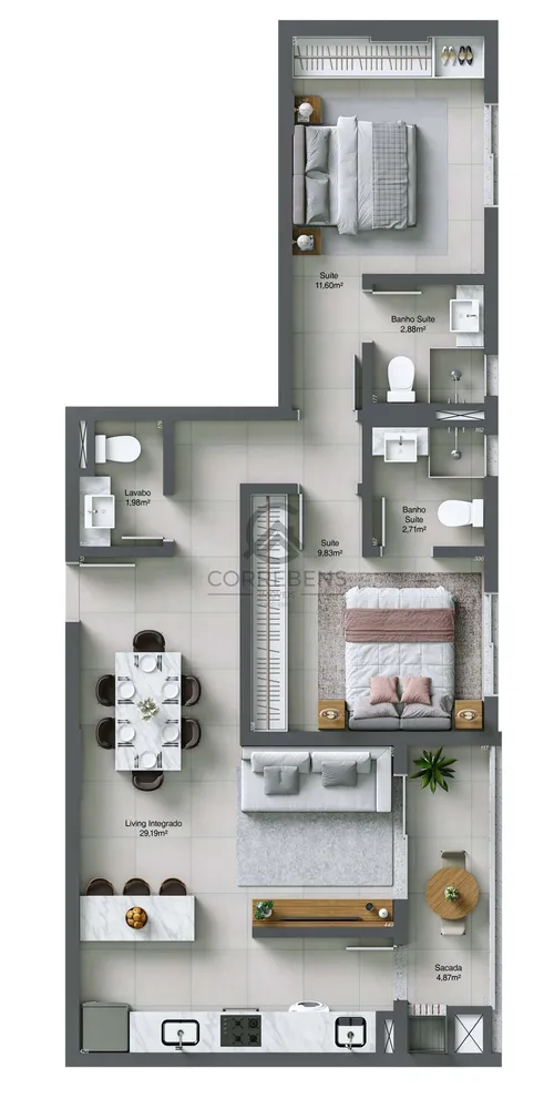 Apartamento, 2 quartos, 78 m² - Foto 20