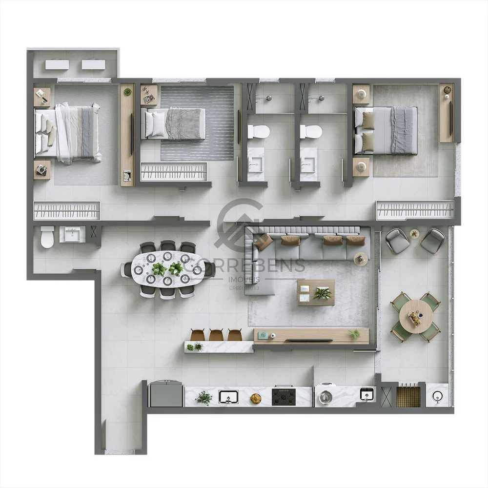 Apartamento, 3 quartos, 120 m² - Foto 22