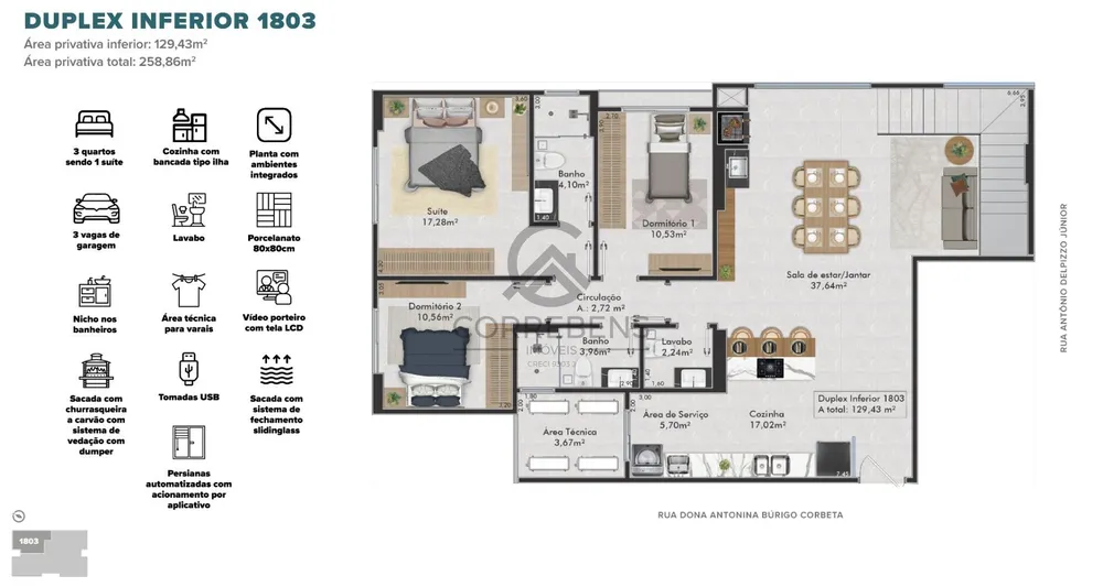 Apartamento, 3 quartos, 129 m² - Foto 12