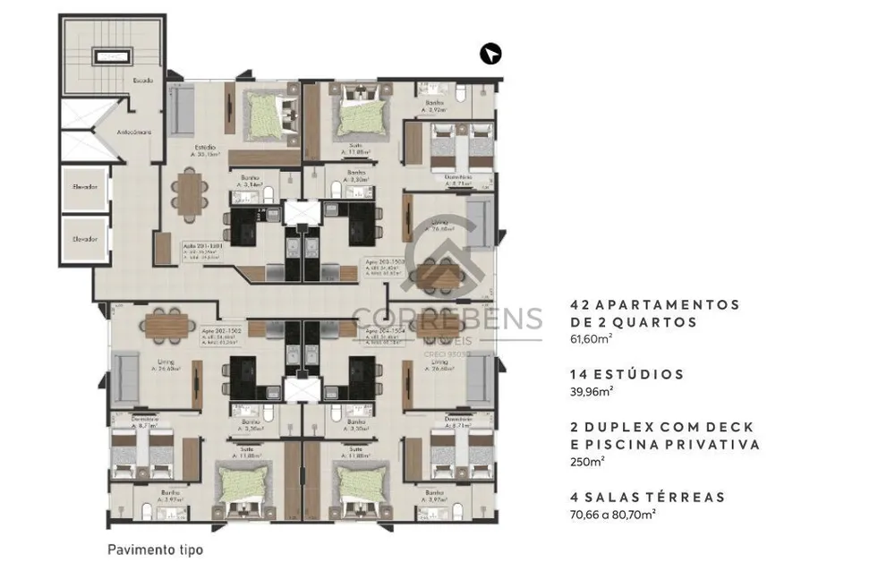 Apartamento, 2 quartos, 61 m² - Foto 15