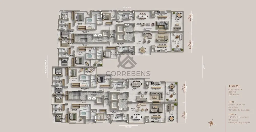 Apartamento, 4 quartos, 249 m² - Foto 8