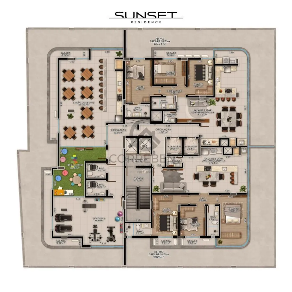 Apartamento, 2 quartos, 76 m² - Foto 12