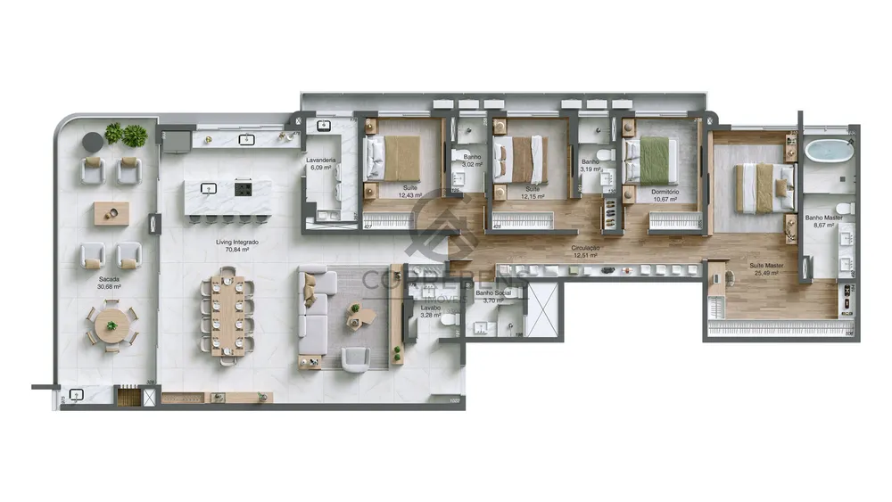 Apartamento, 4 quartos, 232 m² - Foto 12