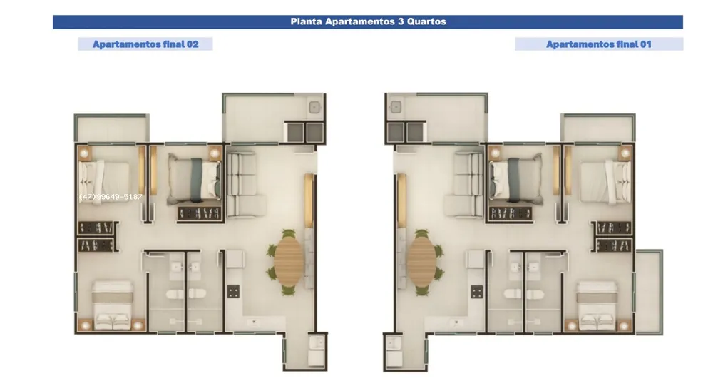 Apartamento, 3 quartos, 91 m² - Foto 8