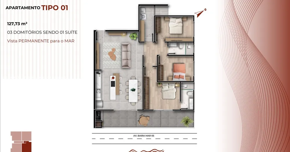 Apartamento, 3 quartos, 112 m² - Foto 6