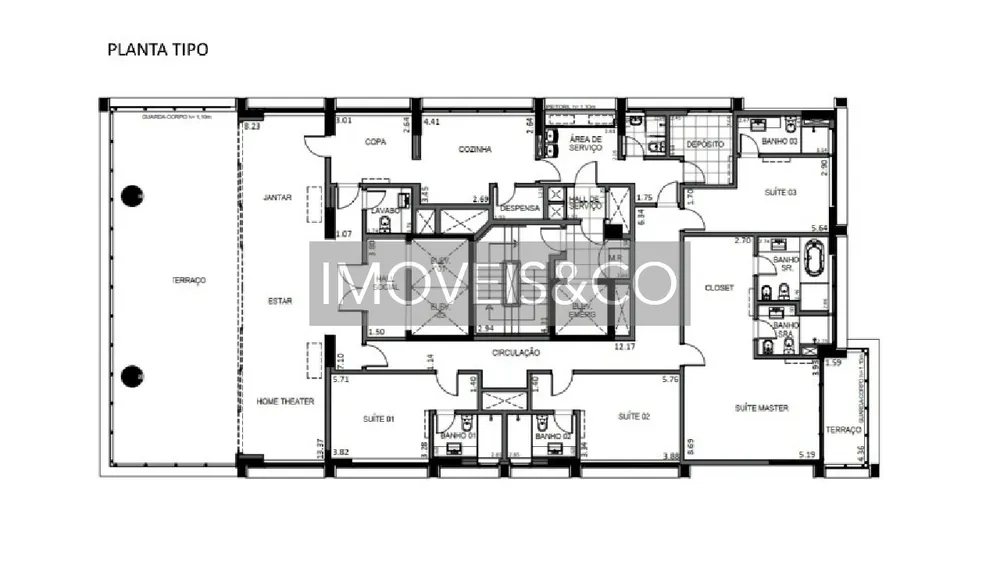 Apartamento, 4 quartos, 358 m² - Foto 5