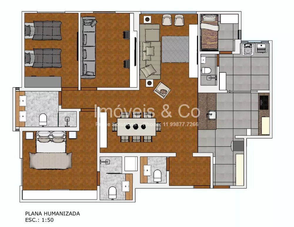 Apartamento à venda com 3 quartos, 127m² - Foto 12