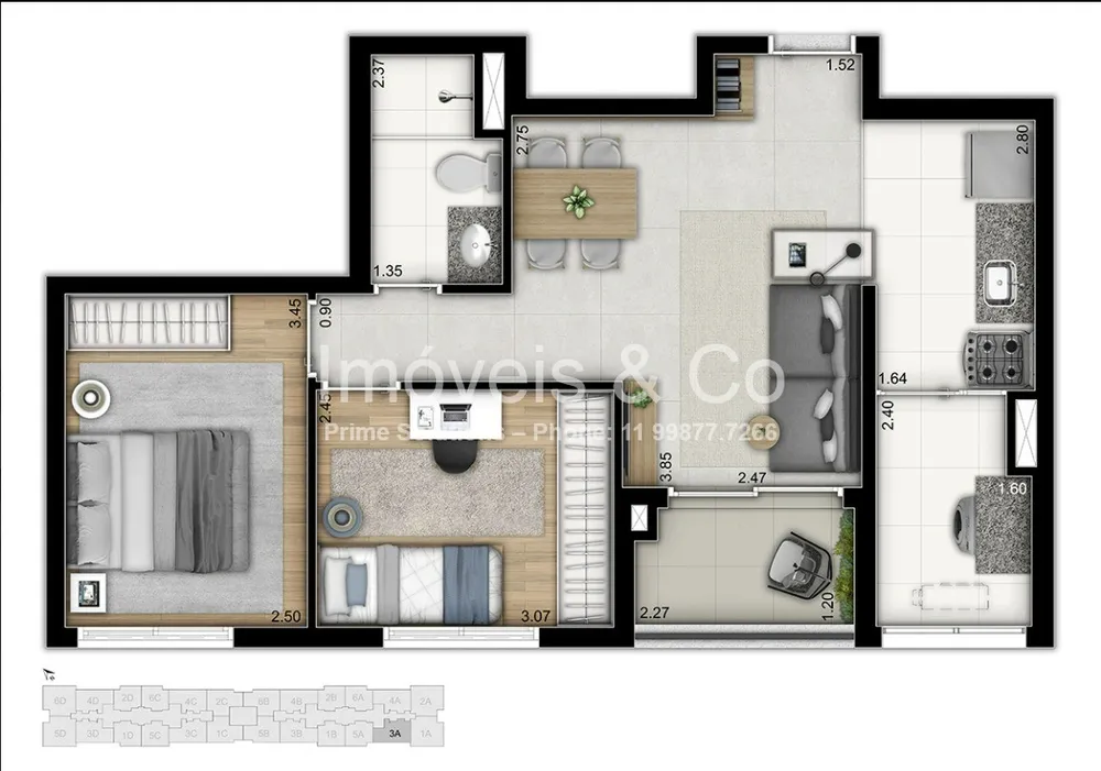 Apartamento, 3 quartos, 68 m² - Foto 21