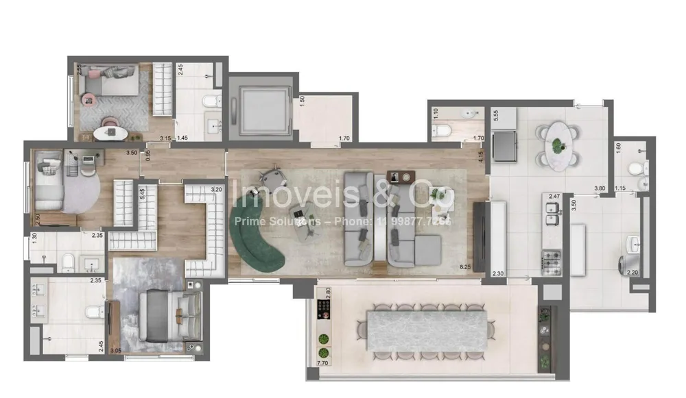 Apartamento, 4 quartos, 158 m² - Foto 4