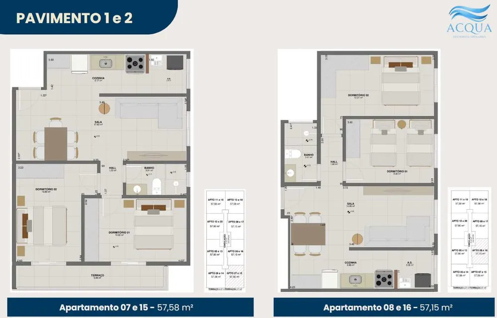 Apartamento, 2 quartos, 58 m² - Foto 12
