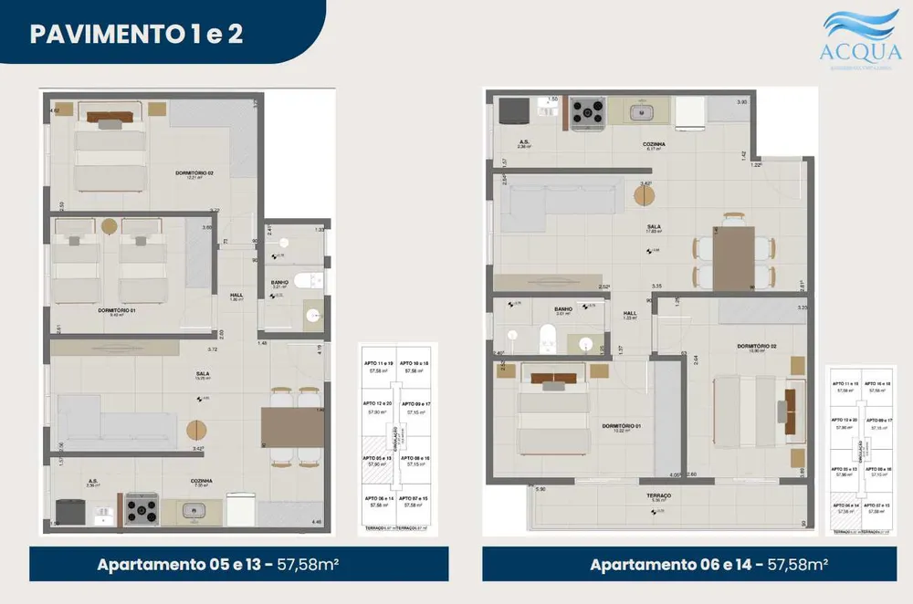 Apartamento, 2 quartos, 58 m² - Foto 11