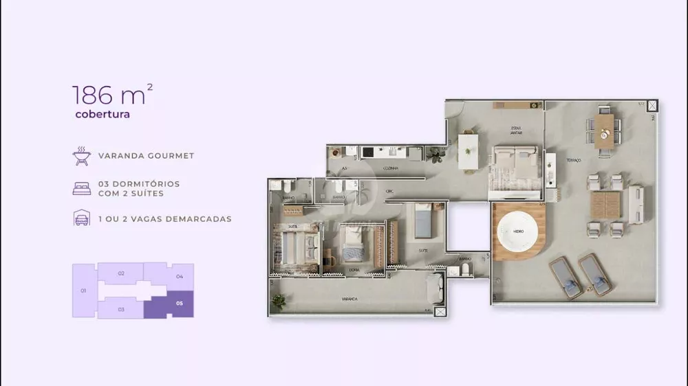 Apartamento, 3 quartos, 105 m² - Foto 4