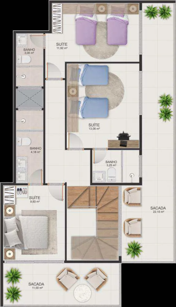 Apartamento, 3 quartos, 113 m² - Foto 13