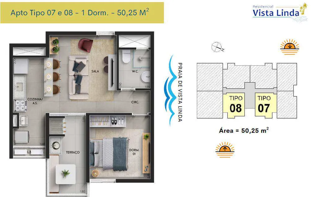Apartamento, 1 quarto, 51 m² - Foto 11