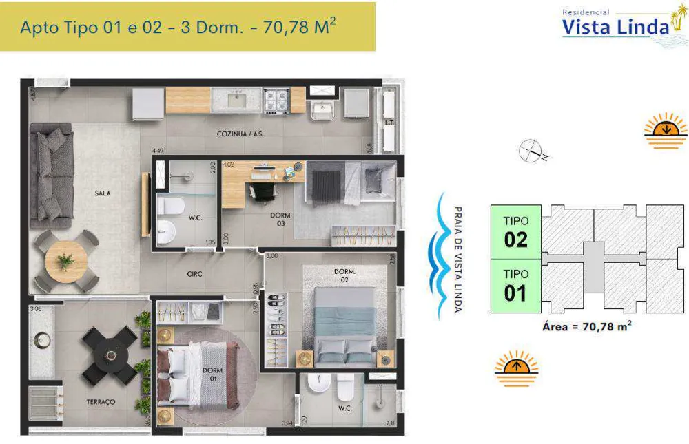 Apartamento, 1 quarto, 51 m² - Foto 9