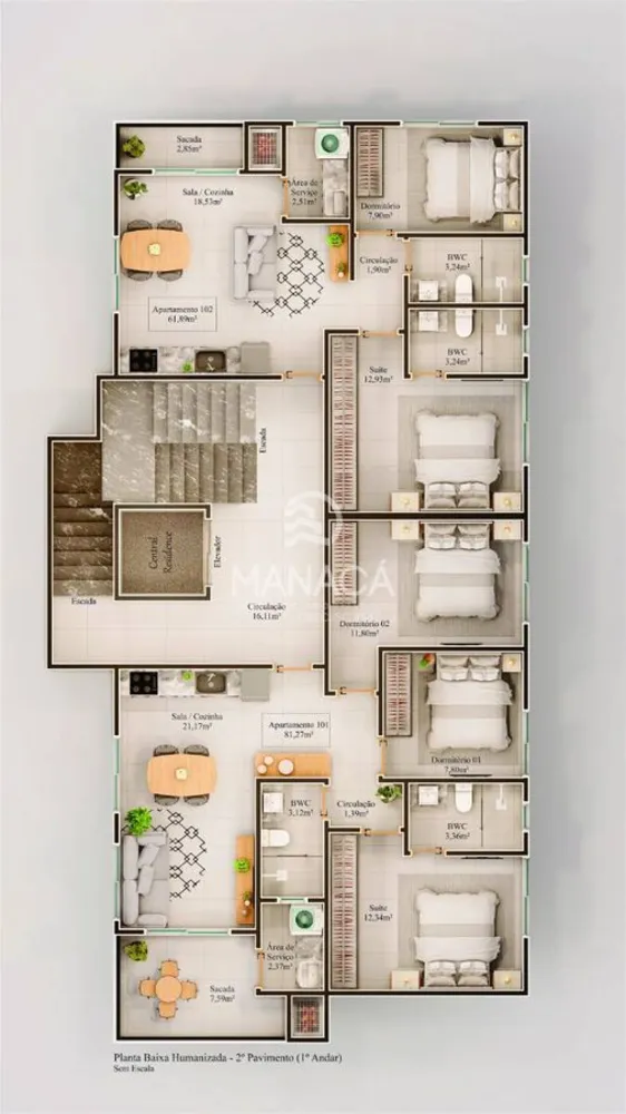 Apartamento, 3 quartos, 88 m² - Foto 14