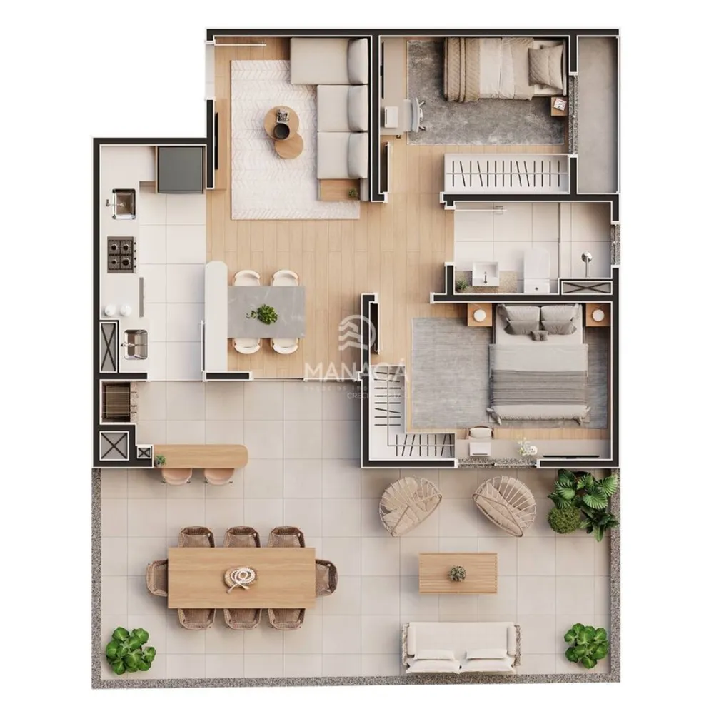Apartamento, 2 quartos, 52 m² - Foto 15