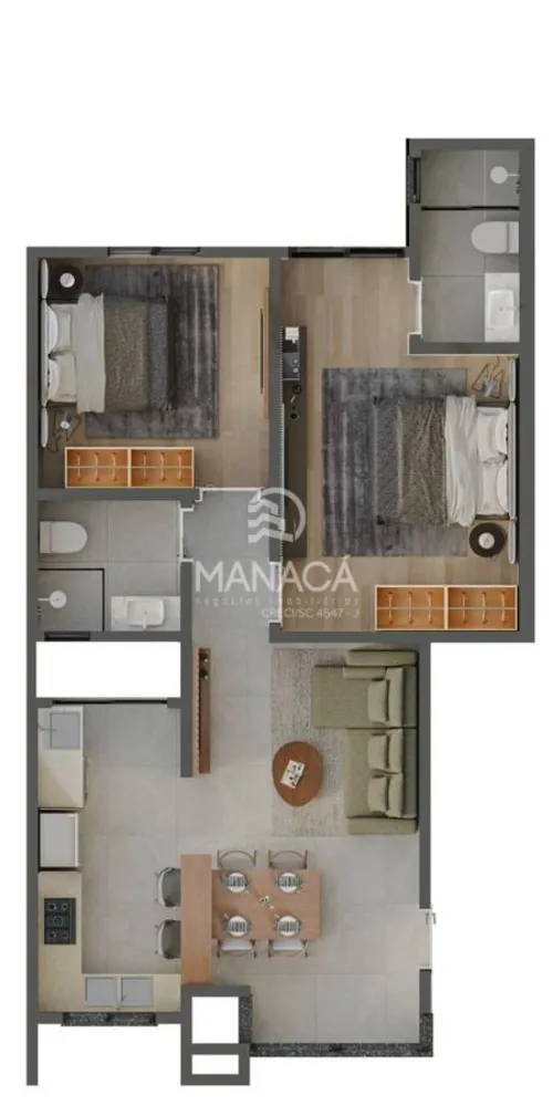Apartamento, 2 quartos, 63 m² - Foto 15