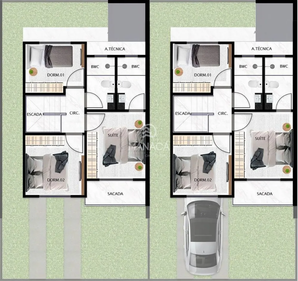 Sobrado, 3 quartos, 90 m² - Foto 11