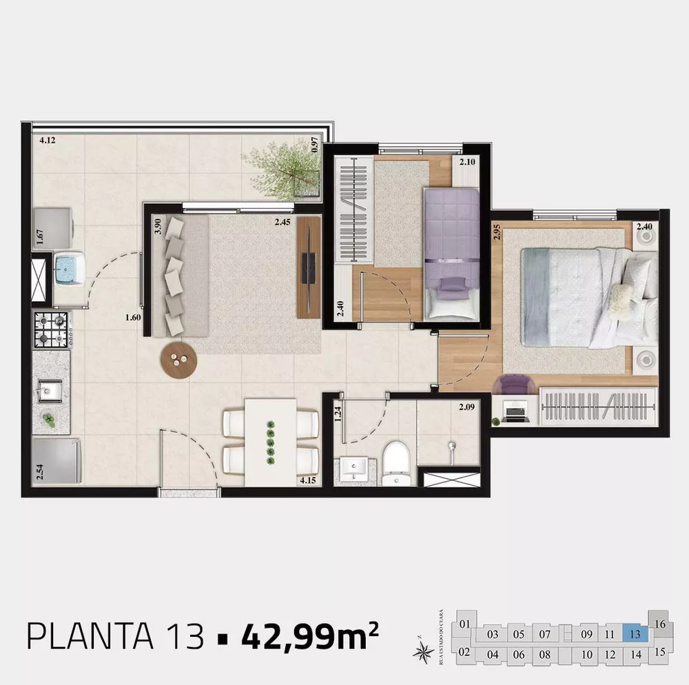 Apartamento, 2 quartos - Foto 5