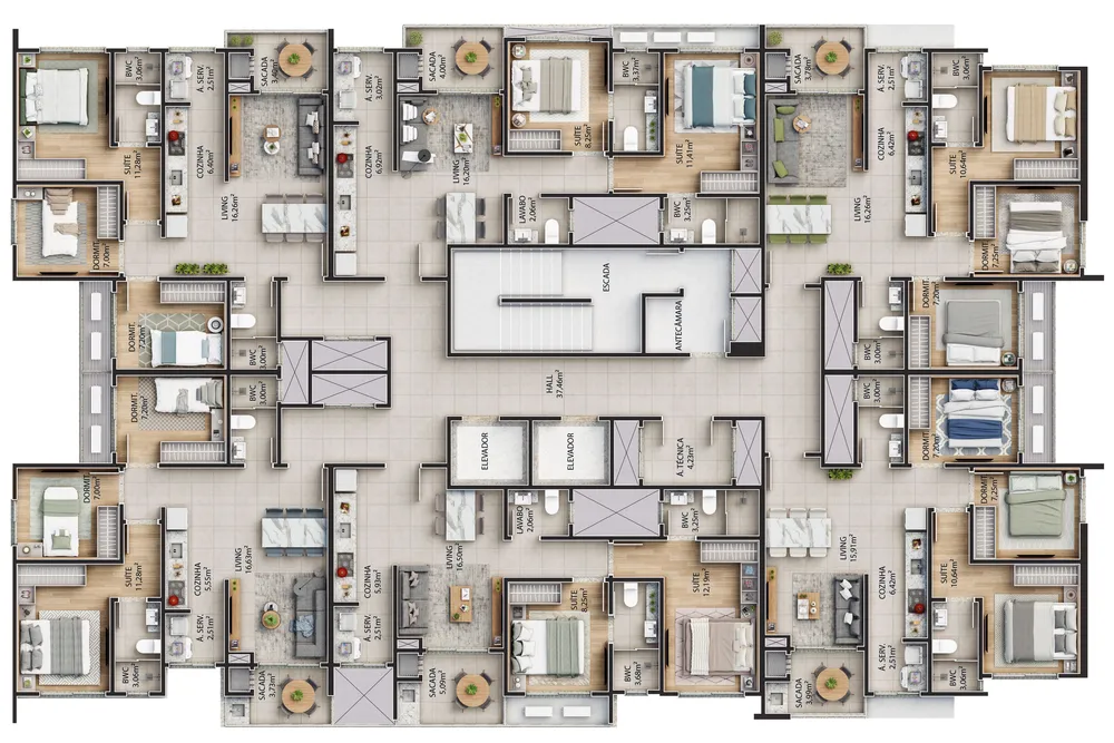 Apartamento, 3 quartos, 69 m² - Foto 3