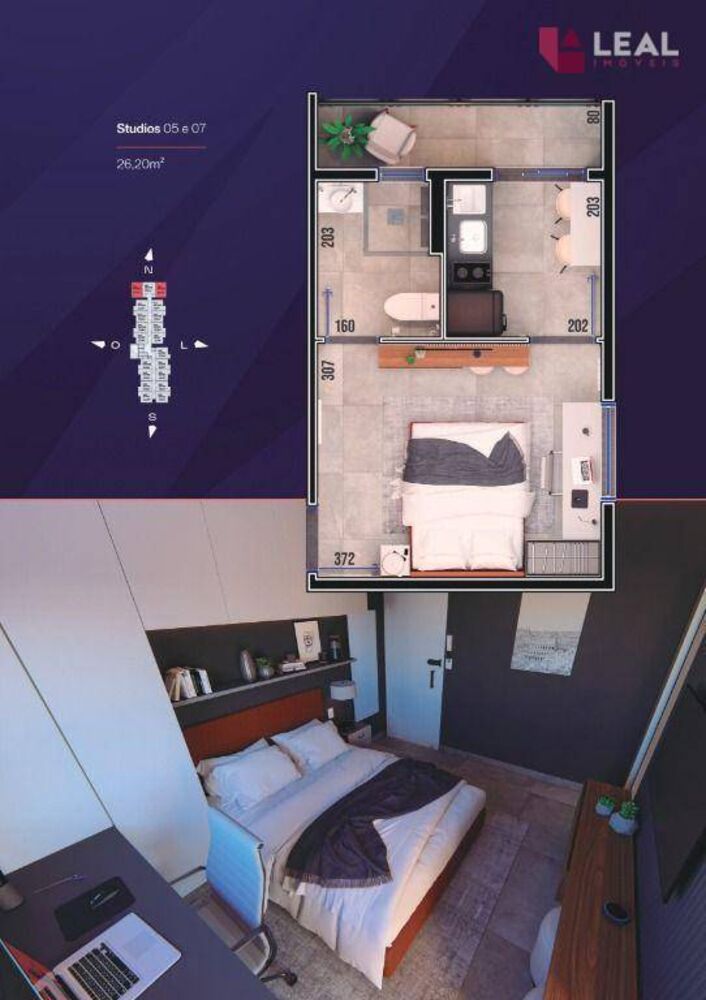 Apartamento, 1 quarto, 22 m² - Foto 4