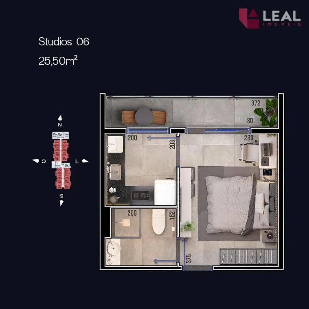 Apartamento, 1 quarto, 22 m² - Foto 8