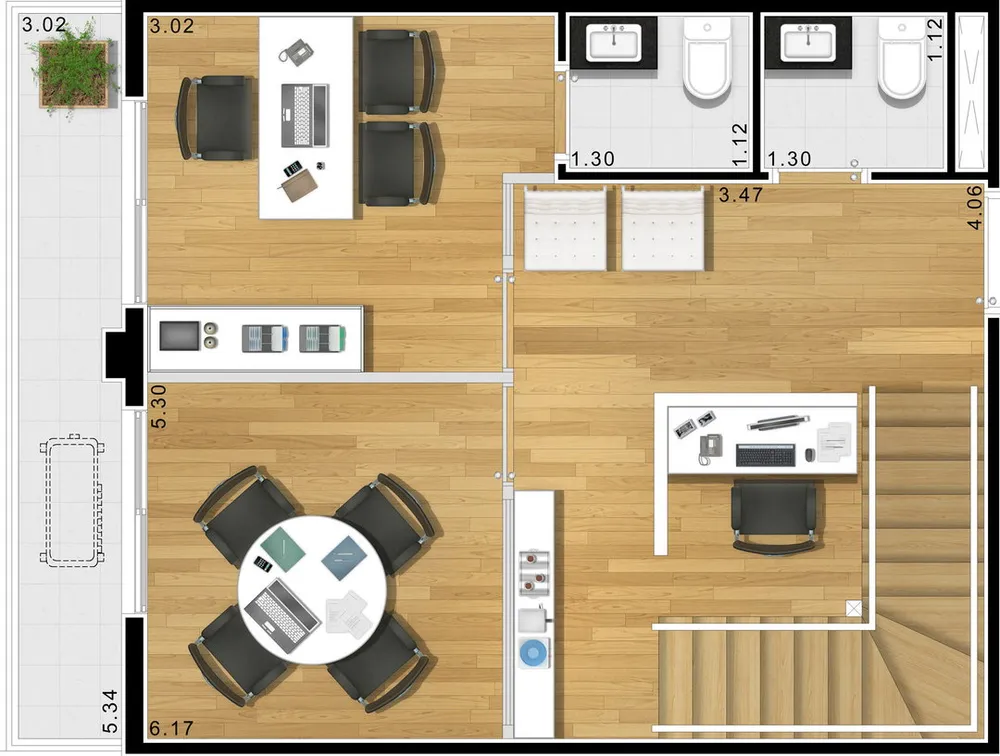 Sala-Conjunto, 59 m² - Foto 6