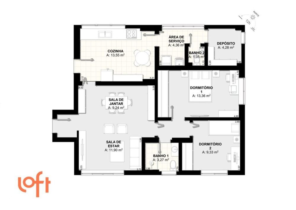 Apartamento, 2 quartos, 94 m² - Foto 36