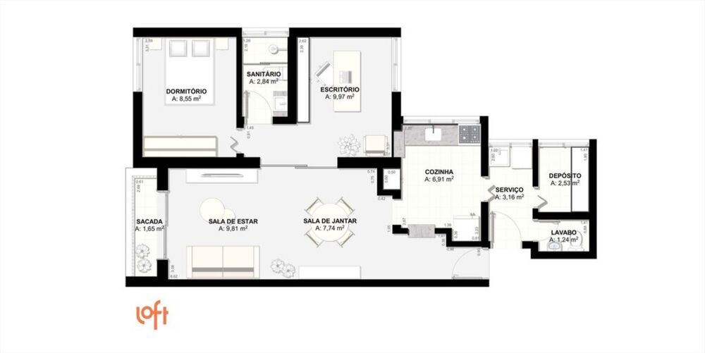 Apartamento, 2 quartos, 70 m² - Foto 44