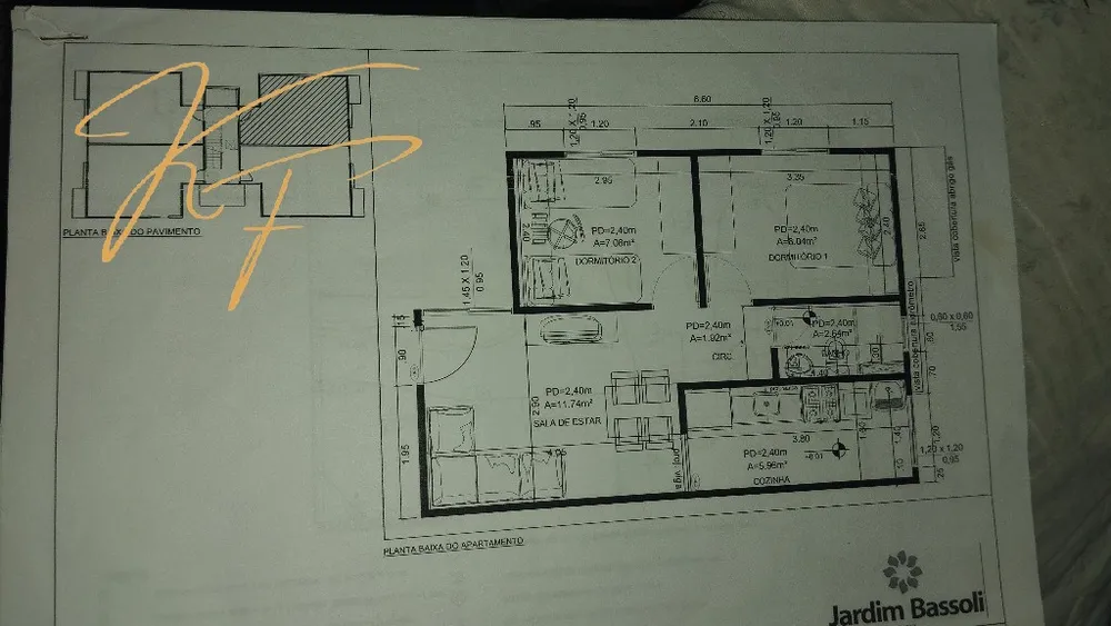 Apartamento, 2 quartos, 45 m² - Foto 2