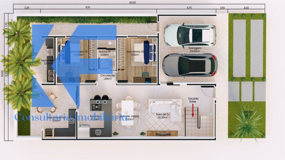 Casa, 3 quartos - Foto 6