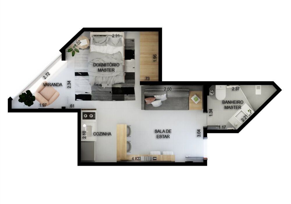 Apartamento, 1 quarto, 34 m² - Foto 28