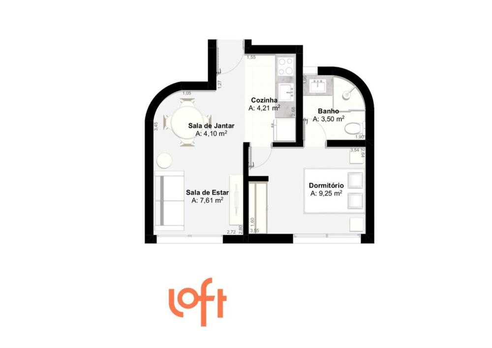 Apartamento, 1 quarto, 34 m² - Foto 33