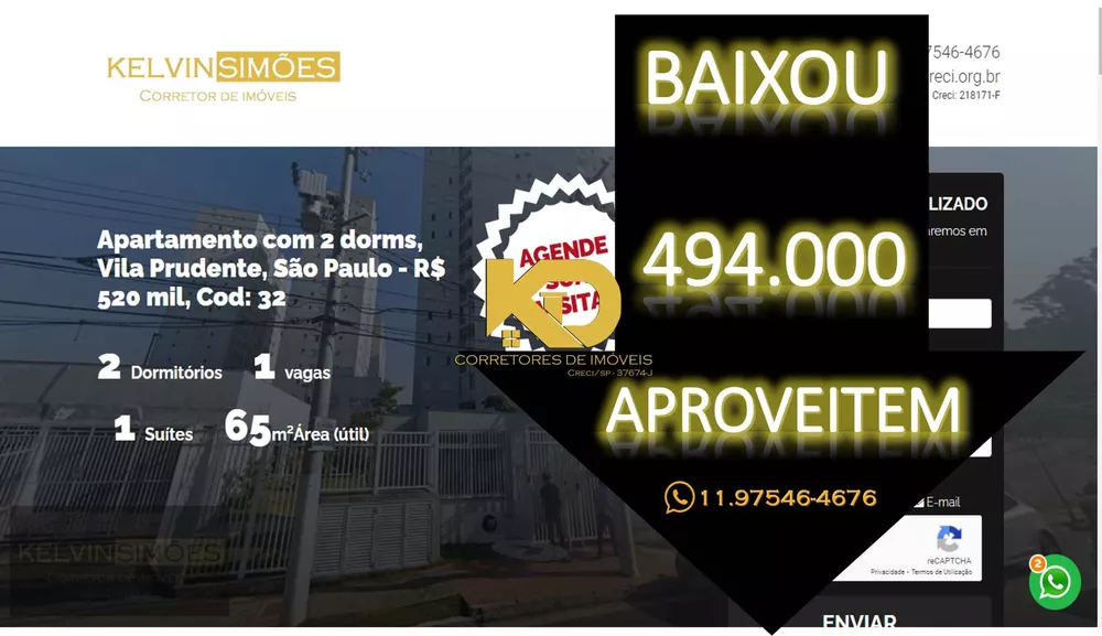 Apartamento à venda com 2 quartos, 65m² - Foto 2