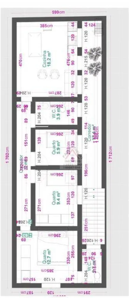 Sobrado, 3 quartos, 130 m² - Foto 3