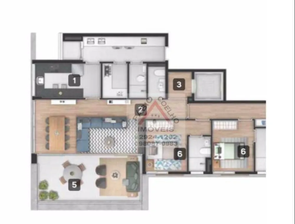 Apartamento, 3 quartos, 160 m² - Foto 5