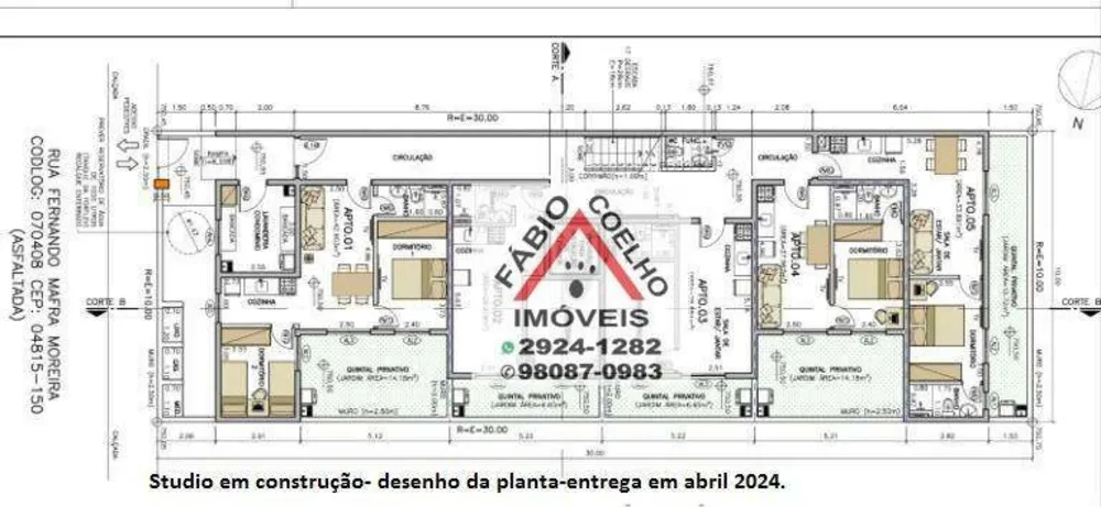 Kitnet-Studio, 43 m² - Foto 1