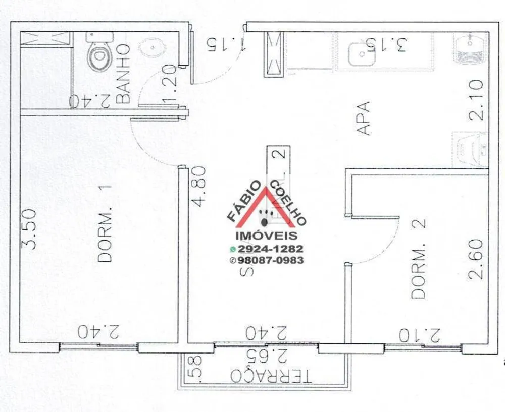 Apartamento, 2 quartos, 39 m² - Foto 10