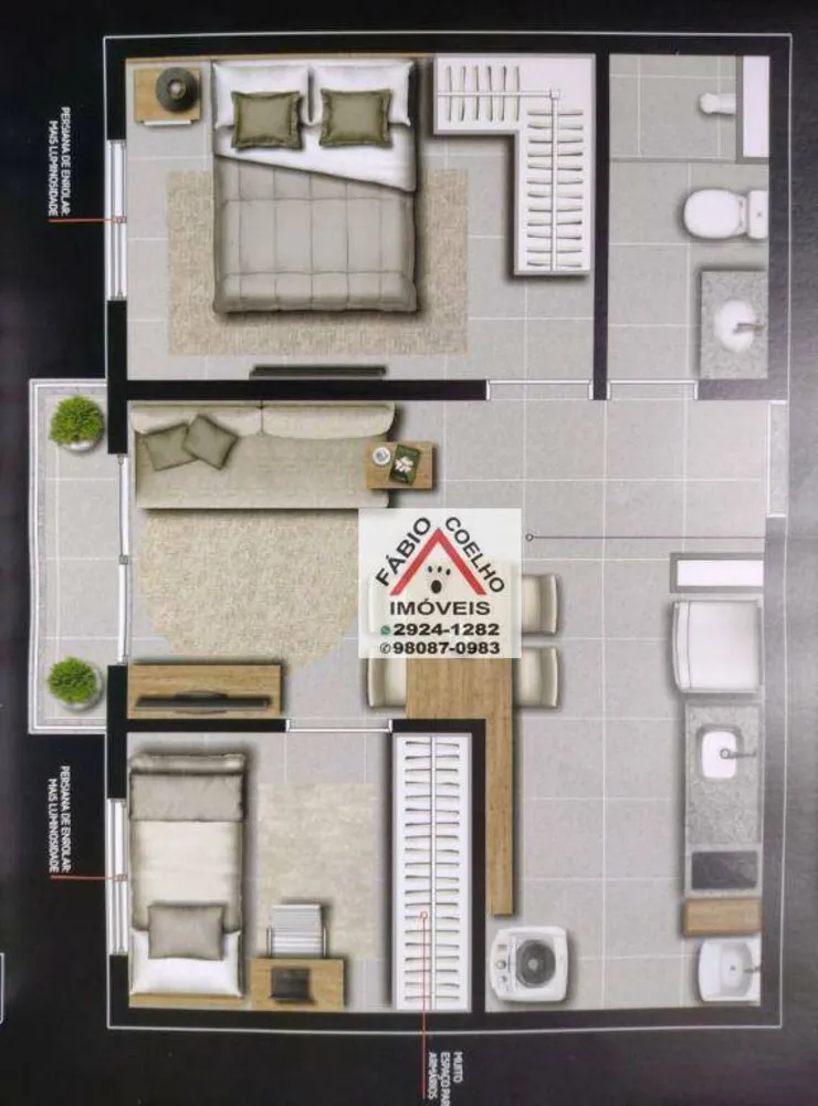 Apartamento, 2 quartos, 39 m² - Foto 6