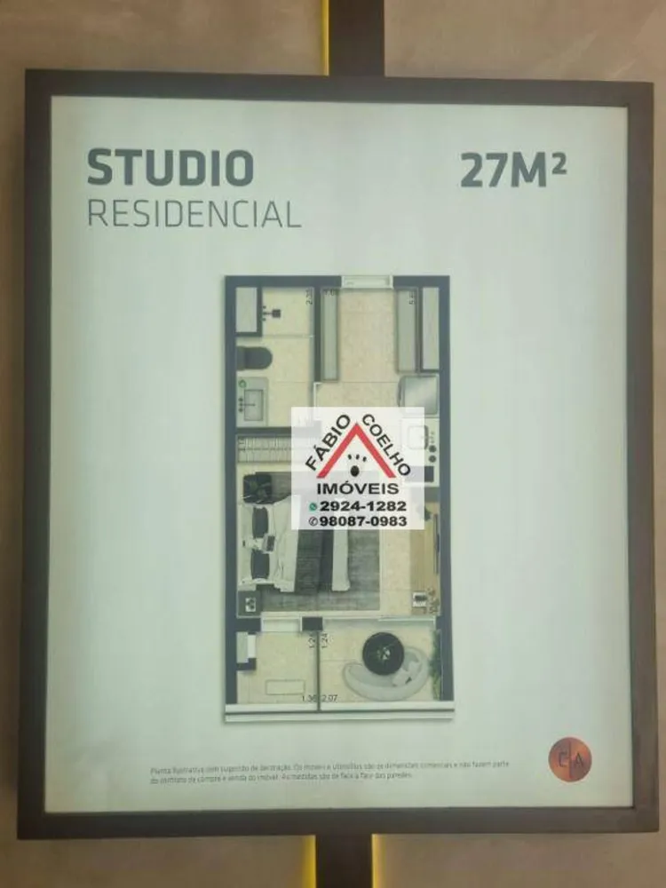 Kitnet-Studio, 27 m² - Foto 3