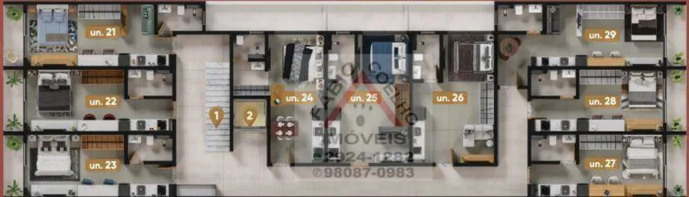 Kitnet-Studio, 26 m² - Foto 13