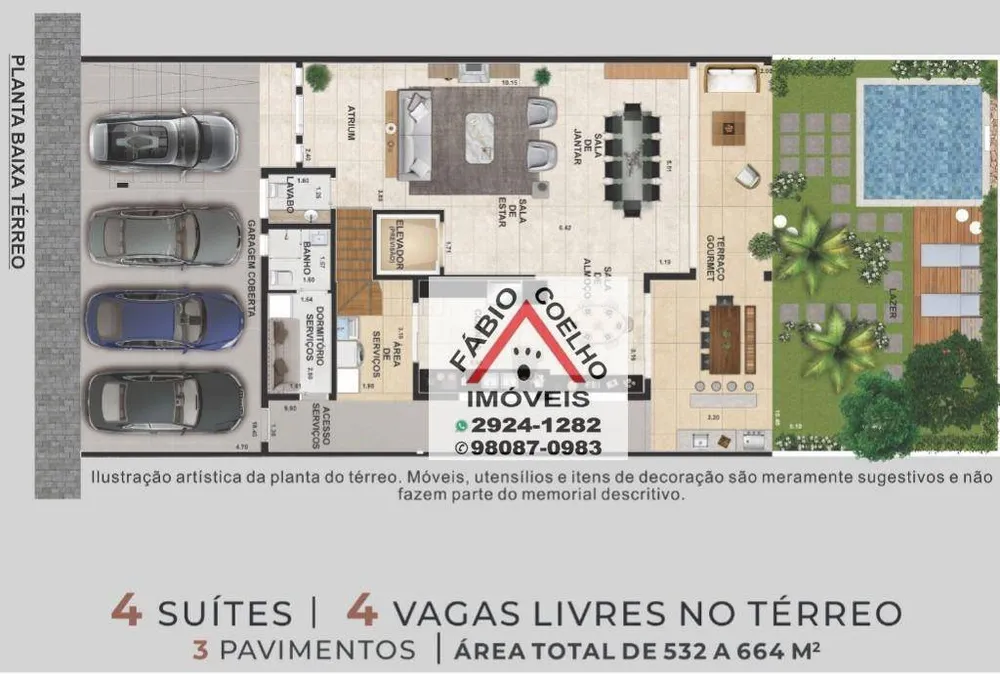 Casa, 4 quartos, 629 m² - Foto 15